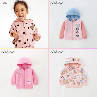 BST áo khoác nỉ nhiều họa tiết Little Maven, Malwee cho bé gái 2-8 tuổi  -  TILANI Official Store