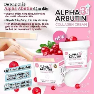 Kem dưỡng kích trắng cơ thể Alpha Arbutin Collagen 3 Plus 100gr