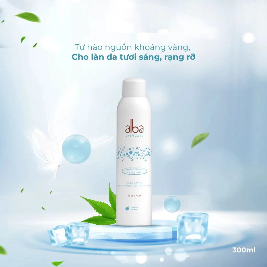 Alba Skin Care Xịt khoáng