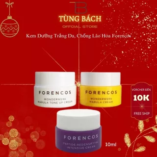 Kem Dưỡng Trắng Da Mặt Forencos Hàn Quốc Mini 10ml, Kem Dưỡng Ẩm Chống Lão Hóa Da Forencos