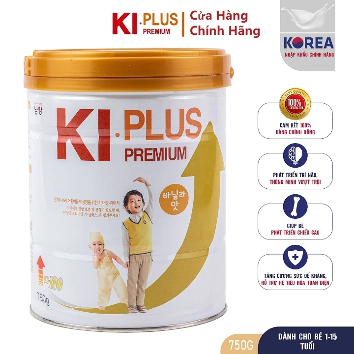 Sữa Bột Ki Plus Hộp 750g Phát Triển Chiều Cao .