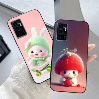 ốp lưng vivo v23e / vivo v23 5g in hình gà thỏ cute dễ thương tpu dẻo , uv