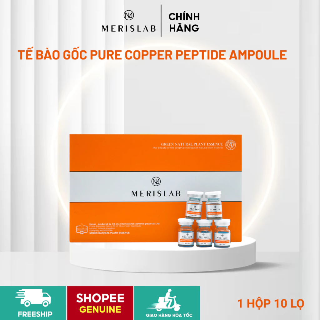 TẾ BÀO GỐC PURE COPPER PEPTIDE AMPOULE [1 LỌ]