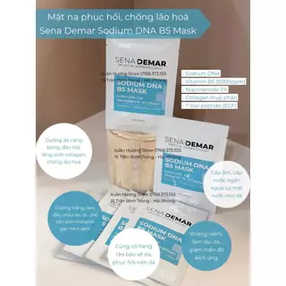 Mặt nạ phục hồi, chống lão hoá Sena Demar Sodium DNA B5 Mask