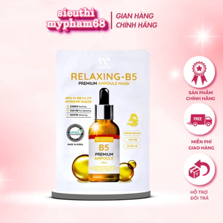 (Hộp 10 Miếng) Mặt Nạ Dưỡng Trắng & Phục Hồi dành cho Da Nhạy Cảm - WSKIN Relaxing B5 + Lô Hội- Hàn Quốc