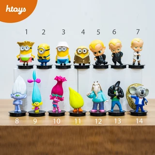 Topper rạp phim nhân vật phim Minion - Boss Baby - Troll - Sings