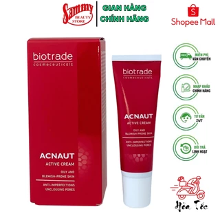 Kem Chấm Mụn KARMEL BIOTRADE ACNAUT ACTIVE CREAM minisize 5ml và 15ml- Hàng Chính hãng