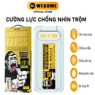 . Bộ Kính cường lực KingKong Hàng Cao Cấp WTP-TC07  tự dán ,khung Nano chống bụi màng loa 11/ 12/ 13 /14 /15 Pro Max....