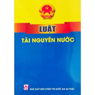 Sách - Luật Tài Nguyên Nước