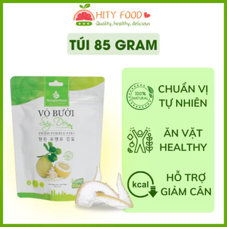 Vỏ bưởi sấy dẻo Nonglamfood túi 85g | Ăn vặt healthy, tốt cho sức khỏe, giảm cân hiệu quả