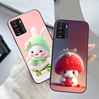 ốp lưng oppo a57 2022 / a77s in hình gà thỏ cute dễ thương tpu dẻo , uv