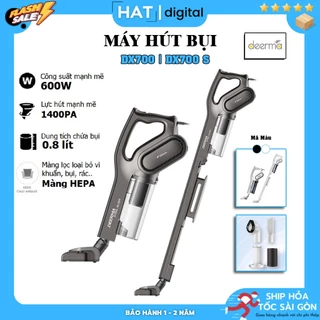 Máy Hút Bụi Deerma DX700 | Máy Hút Bụi Cầm Tay DEERMA DX700 Công nghệ lốc xoáy - Pro Cyclone, Bảo hành 24 Tháng