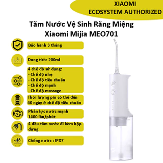 Tăm Nước Vệ Sinh Răng Miệng Xiaomi Mijia MEO701, Soocas W3 pro, Soocas W3F, Soocas W1 - Bảo hành 3 tháng