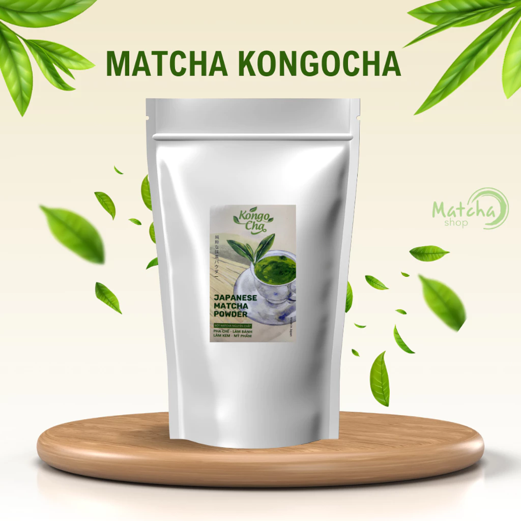 Bột Trà Xanh Matcha Kongocha Nhật Bản chính hãng 500g-1kg