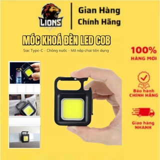 Móc Chìa Khoá Đèn Pin Đèn Led COB Mini Nam Châm Đa Năng Bỏ Túi Tiện Dụng Mang Theo Du Lịch Dã Ngoại