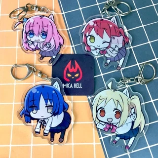 Móc Khóa Anime Bocchi The Rock Anime Manga Bochi The Rock Acrylic Chibi Dễ Thương KC01