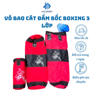 Vỏ Bao Cát Đấm Bốc Boxing 3 Lớp HUTI SPORT