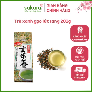 Trà xanh gạo lứt rang 200g - Hàng Nhật nội địa