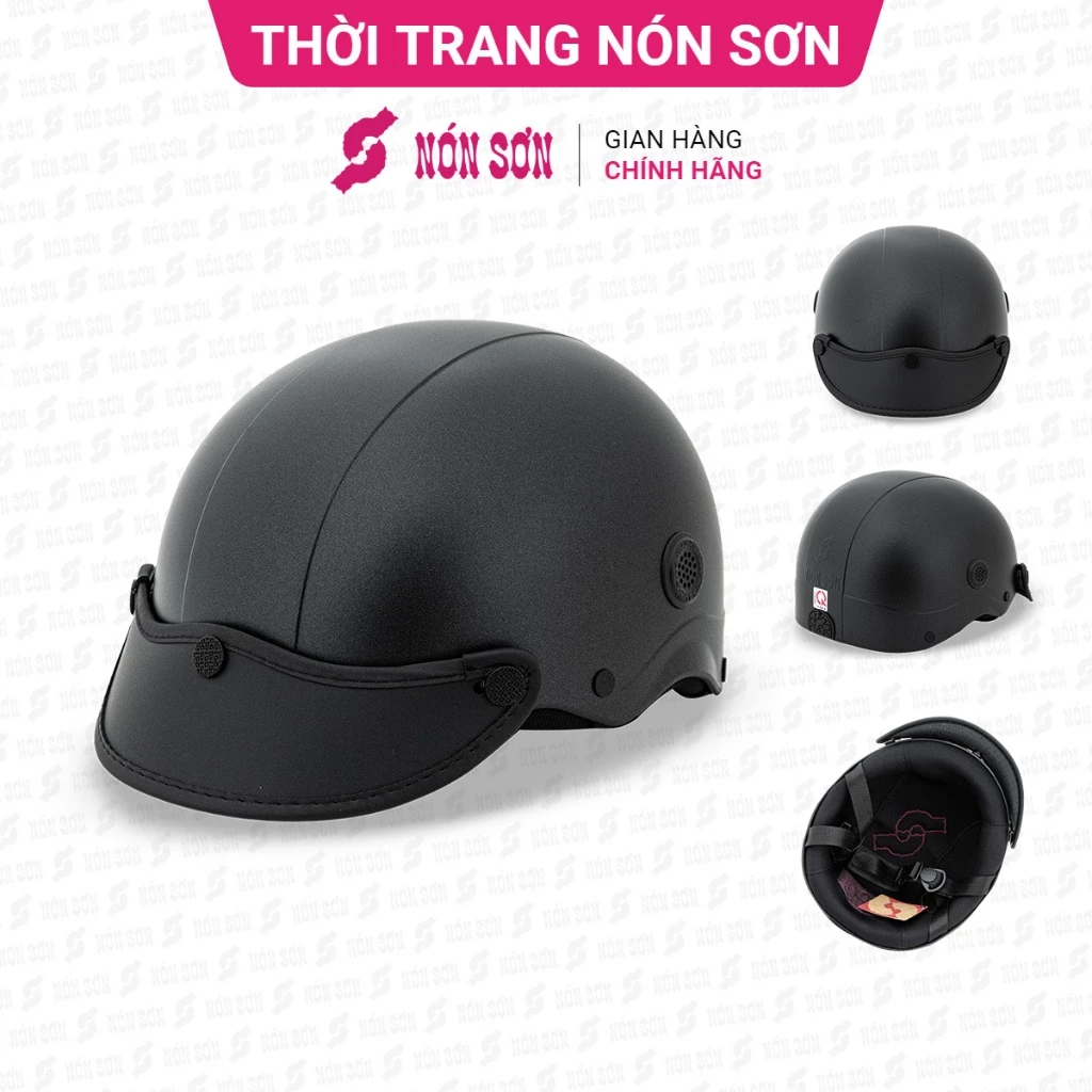 Mũ bảo hiểm lỗ thông gió NÓN SƠN chính hãng TG-ĐN116