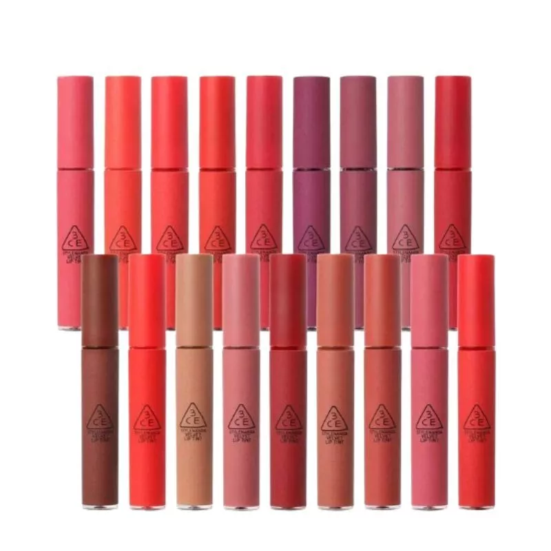 Son kem lì 3CE Velvet Lip Tint 4g Taupe Speak Up Daffodil mềm mịn, lâu trôi - Lydiabeauty