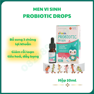 Men vi sinh Probiotic Drops 10ml nhỏ giọt giúp giảm rối loạn tiêu hóa, đầy bụng, khó tiêu