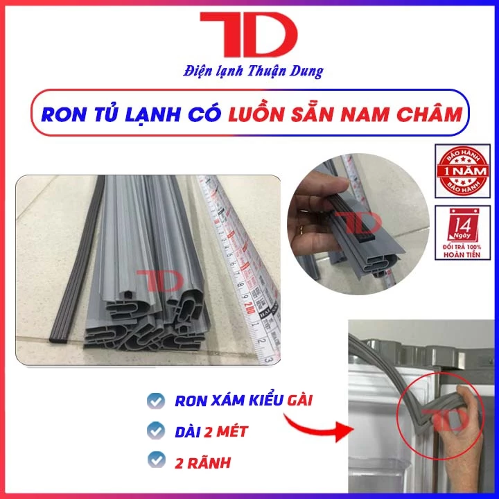 Ron Tủ Lạnh Kiểu Gài dài 2 mét và 1.6 mét