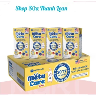 [HSD T2-2025] [Mẫu Mới] Thùng 48 Hộp Sữa Nước Nutricare Metacare Opti 110ml.