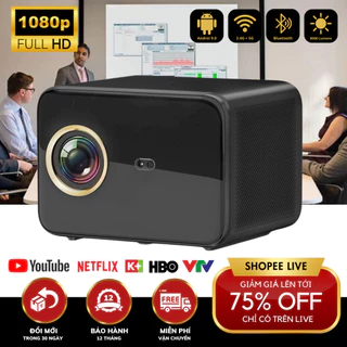 Máy chiếu mini KAW KP935 Chất lượng Siêu Nét Full HD, Kết nối wifi, bluetooth, dễ dàng kết nối điện thoại, máy tính