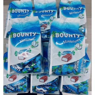 CHOCOLATE NHÂN DỪA TƯƠI BOUNTY MINIATURES 150G.