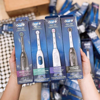 Bàn Chải Điện Oral-B Pro 100- bàn chải đánh răng sử dụng pin AA