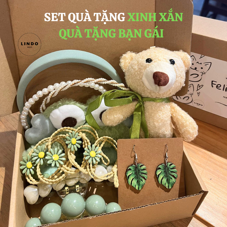 Set Quà Xinh LINDO, Quà Tặng Bạn Gái, Người Yêu Valentine, 8/3, 20/10, Sinh Nhật, Các Dịp Đặc Biệt