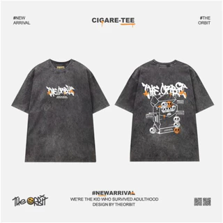 Áo thun nam nữ THE ORBIT CIGARATEE Wash T-Shirt Chất Cotton Co Giãn Local Brand Chính Hãng