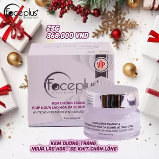 Kem dưỡng trắng da giúp ngừa lão hóa se khít lỗ chân lông FacePlus+ 25g Hoàng Dũng Cosmetics