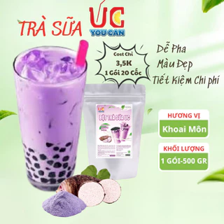 Trà Sữa Khoai Môn UC, Trà Sữa  Đậm Vị, Thơm Ngon, Nước Uống Giải Khát, Dễ Pha, Đủ Vị (1 gói 500gr)