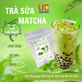 Trà Sữa Matcha UC, Trà Sữa Trân Châu Đậm Vị, Thơm Ngon, Dễ Pha, Đủ Vị (1 gói 500gr)