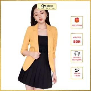 Áo Vest nữ blazer công sở Oxaty M003 tay lỡ 1 lớp chất liệu vải mềm mịn cao cấp