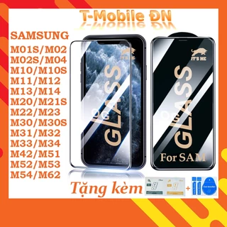 Kính cường lực Samsung M14 M13 M12 M02 M11 M21 M22 M23 M30 M31 M32 M33 M34 M42 M51 M52 M53 M54 M62 S 5G Full Màn OG ESD