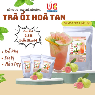 Trà Ổi Hồng UC(1 gói 1kg) Hàng Công Ty, Thơm Ngon, Chuẩn Vị, Dễ Pha, Nước Uống Giải Khát