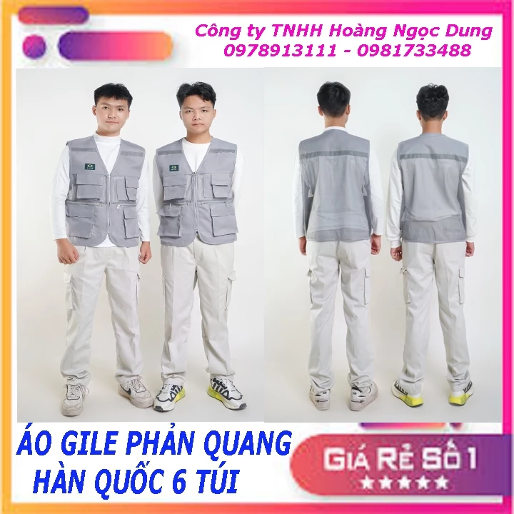 ÁO BẢO HỘ LAO ĐỘNG KỸ SƯ, ÁO KỸ THUẬT, ÁO GHI LÊ PHẢN QUANG HÀN QUỐC, ÁO GHI LÊ 6 TÚI