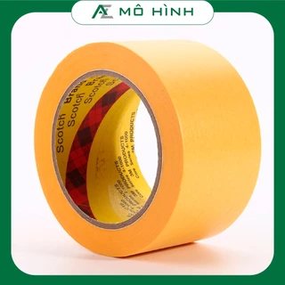 Băng keo giấy dùng để cố định giấy vẽ che sơn (Masking tape) 3M từ 1mm đến 1cm dài 50 mét cho mô hình gundam