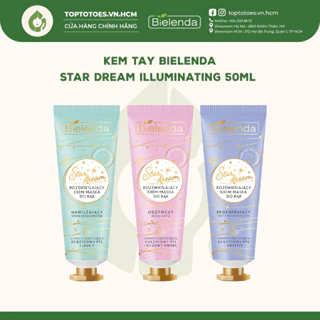Kem tay Bielenda Star Dream Illuminating dưỡng ẩm, trẻ hóa và bảo vệ da tay 50ml