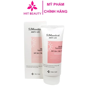 Kem chống nắng Sjm Medical Anti-UV SPF50+ 60g Hàn Quốc Mit Beauty dưỡng ẩm nâng tone che phủ tự nhiên