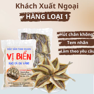 Khô Cá Chỉ Vàng Vị Biển Hàng Xuất Khẩu Loại 1 Hút Chân Không Gói 500gr