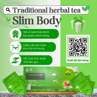 Trà Lá Nam Cao cấp Body Slim Thảo Dược Việt hỗ trợ Giảm Cân Giảm Mỡ Thanh Nhiệt Hộp 30 Gói