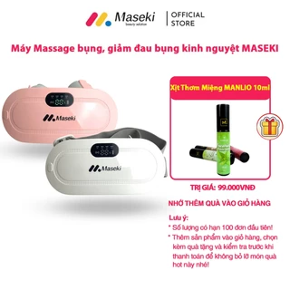 Máy Massage bụng, Đai đeo làm ấm, giảm đau bụng kinh nguyệt Maseki