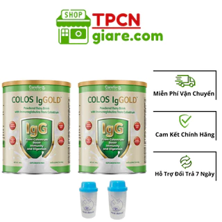 combo 2 lon sữa non COLOS IG GOLD tặng kèm ly lắc