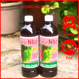 Nước cốt nho Đà Lạt 1000ml lên men tự nhiên nguyên chất Đà Lạt, nước cốt nho Đà Lạt