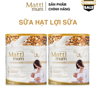 2 Hộp Sữa Hạt Lợi Sữa Matti Mum 100% Đạm Thực Vật Cho Mẹ Sau Sinh Đạt Chứng Nhận NON-GMO Của Hoa Kỳ