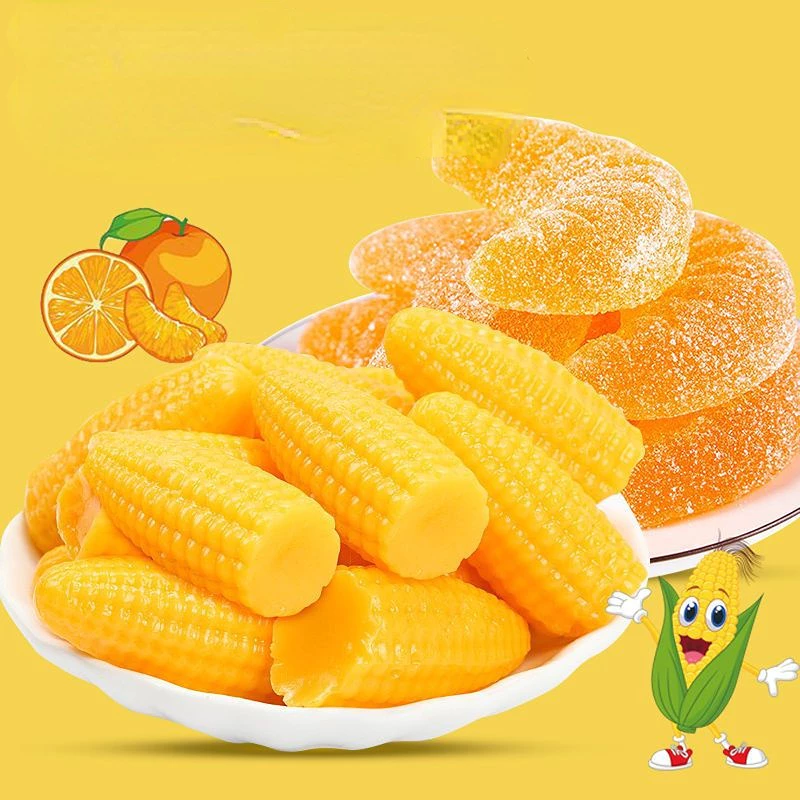 Kẹo Dẻo Vị Ngô Vỏ Quýt Xoài Cam Lát Kẹo Trái Cây Bayberry Thơm Ngon Hương Vị Tuổi Thơ bánh kẹo Tết