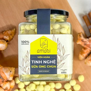 Tinh nghệ sữa ong chúa 130g/330g, Viên mềm hỗ trợ trị đau bao tử, dạ dày, làm đẹp da